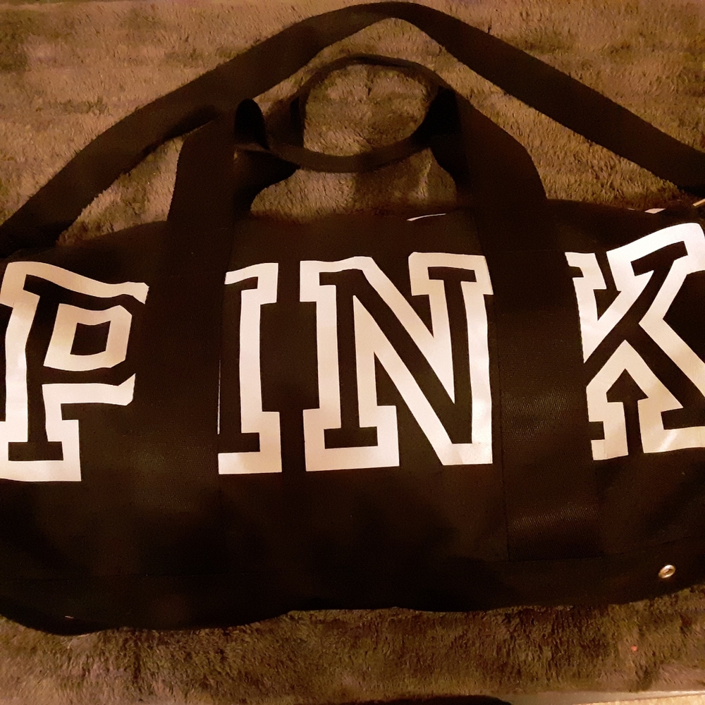 Victoria secret Pink Reflective duffle gym bag